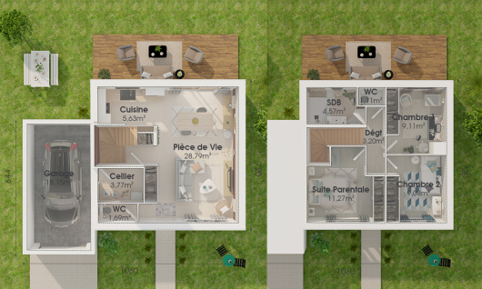 Plan Maison Étage